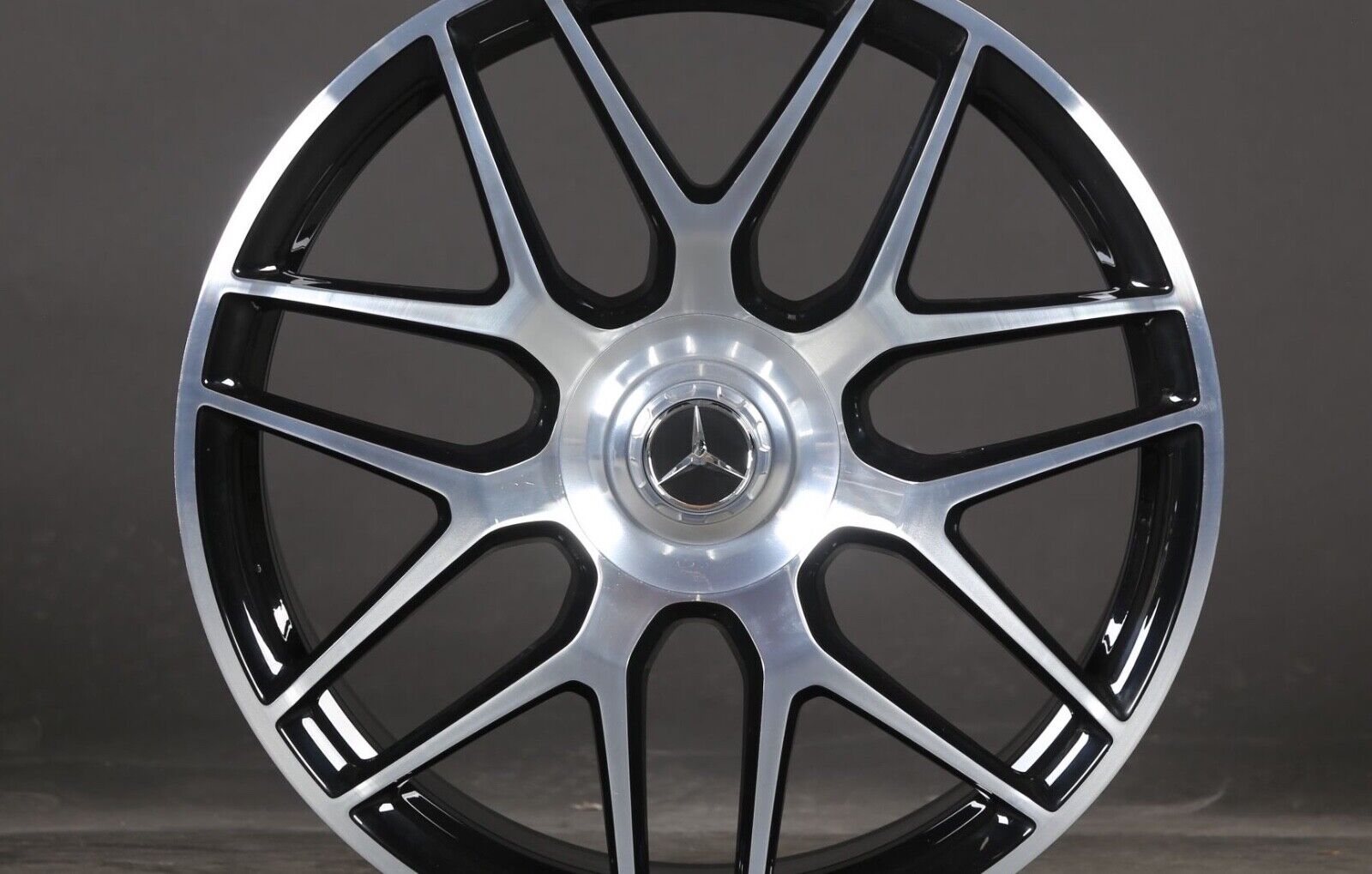 jante neuve 4x4 21' 5x112 Black polish pour Mercedes 10x21"